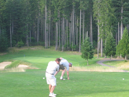 Golf gold Mt with Dave Harper