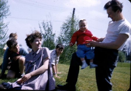Baby Ron & Denise 1957