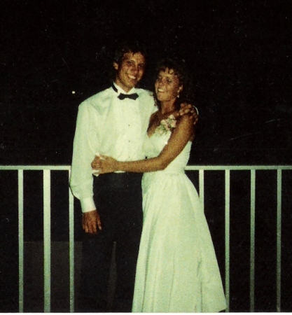 Greg and me at the CLHS Prom in April of 1988