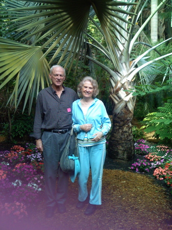 My mother and father at Sunken Gardens St. Petersburg Florida December 24, 2007.