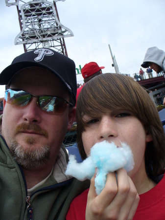 Me and my namesake at the Phillies