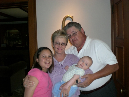 my husband and grandchildren