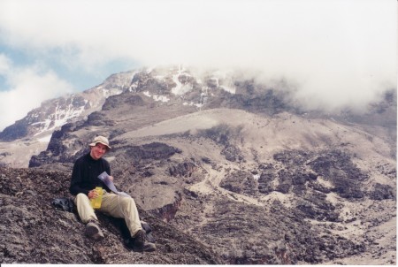 Me with Mt. Kilimanjaro Peak in background