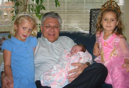 Granddad and the 3 grandchildren