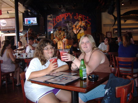 My girls at Sloppy Joe's in Key West