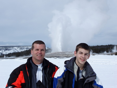 Old Faithful Feb. 2007