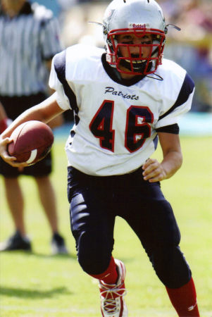 My son Nick first touchdown 2006