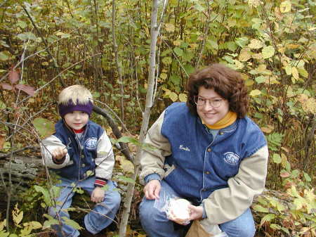 Hike in the woods, in Detroit Lakes.