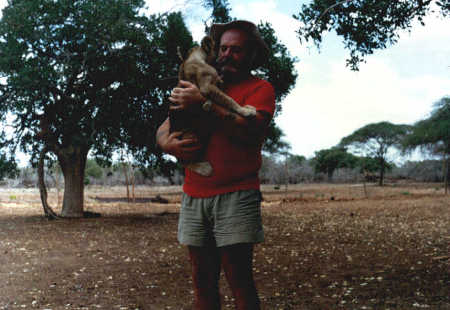 IN Somalia with my Pet Lion Cub
