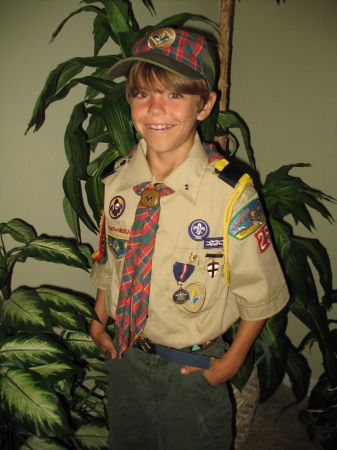 Tyler as a Webelos II