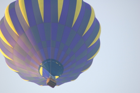 balloon over my dad's house