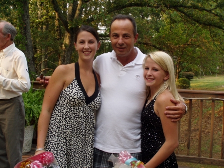 Steve and daughters