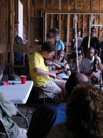 Tim O'Brien fiddle workshop at Ola Belle Reed Festival