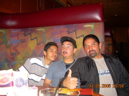 Alex, Anthony and Victor (my husband)