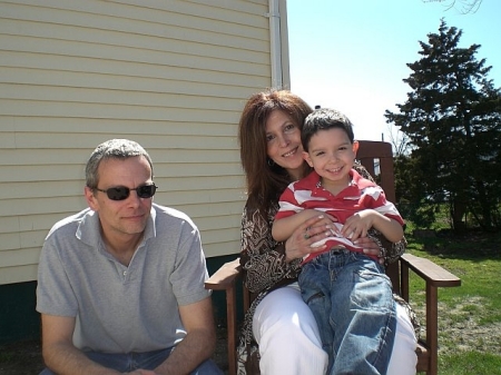 My Husband John and Me and my son John Joseph