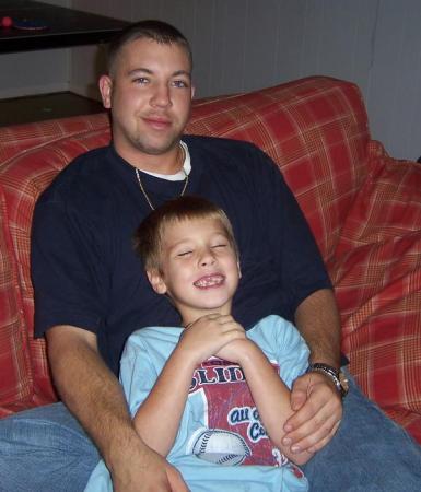 my son Ryan and my grandson Logan