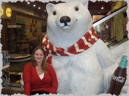 Me and Coca-Cola polar bear