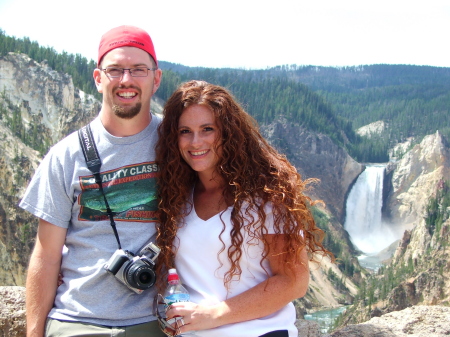 The Wifey and I in Yellowstone - 2006