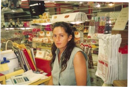 tonya at work in the mall 2001