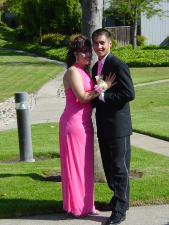 Senior Prom- Isaac Jr. and Raquel