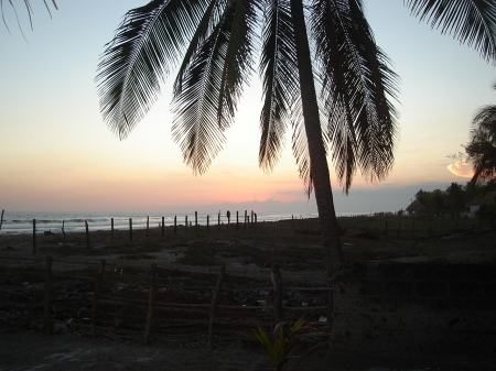 Sunset at the beach (El Salvador)