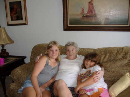 My Mom who is 80 yrs old with my daughters