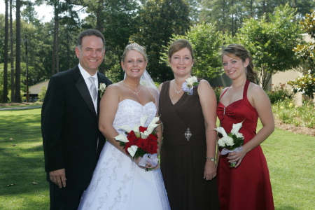 My family at my daughter's wedding.