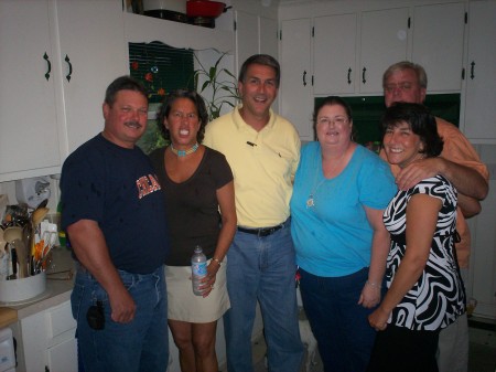 Patrice(sister) & Mickey(her husband),Johnny(brother),Kathy, Alan & me