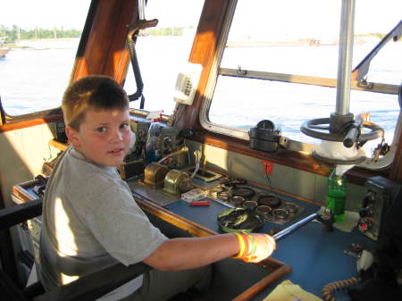 braxton running my tug boat