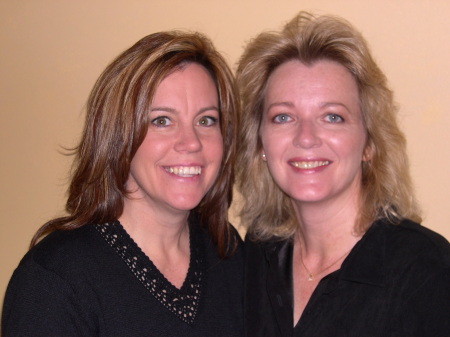 Me with my best friend and business partner, Julie