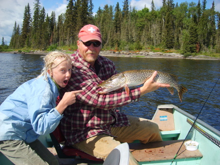Dad & Hannah - she's a beauty! (and the fish is nice too!)