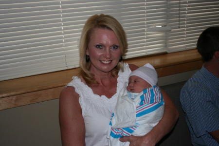 Me and my new grandson, Keaton