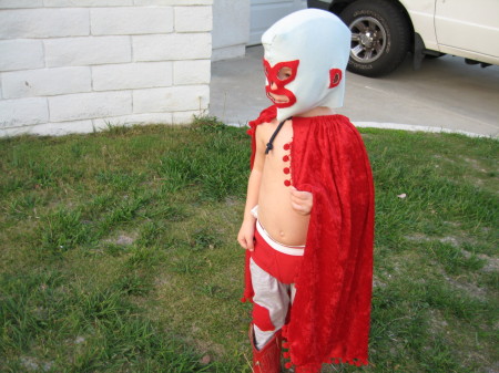 My Son as Nacho Libre