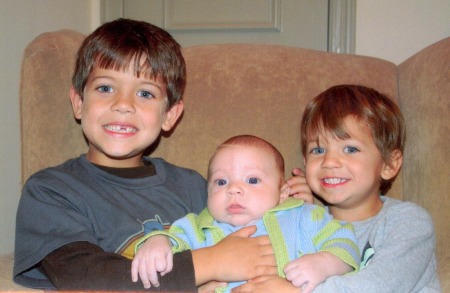 My boys - November 2007.