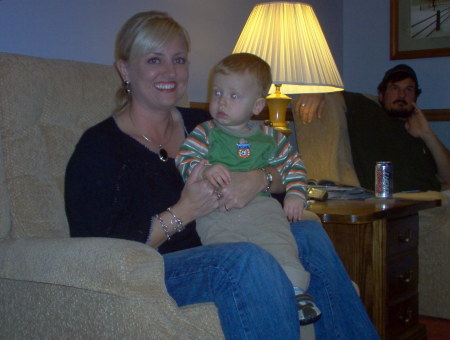 My nephew Kerrick and me.