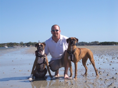 My hubby and our two kids (Sigh & Roxy)