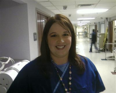 Me at work..I get to work in pjs!!