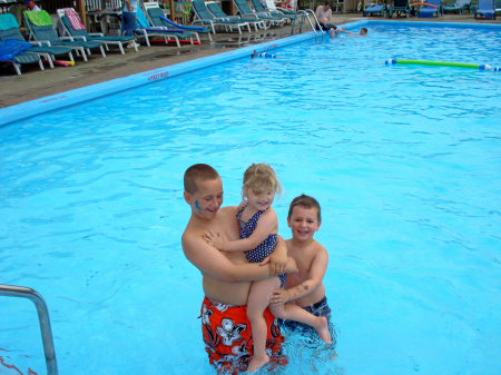 Tommy, Sophia and Nicholas on Summer Vacation, 2007