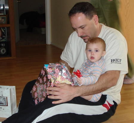 Me with my Grand daughter Lyrica, Christmas 2007