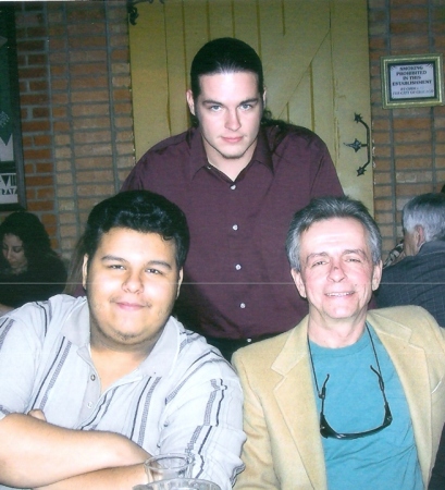 With two of my sons--summer 2007
