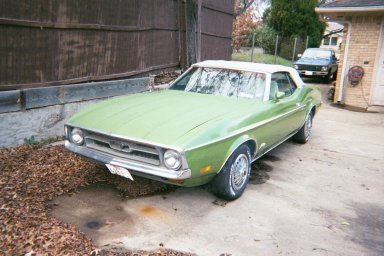 My 1972 Mustang Convertable