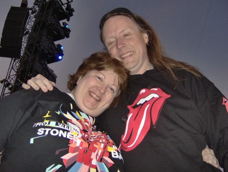 Colleen and Phil At The Austin Rolling Stones Concert!
