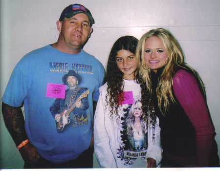 Me, My oldest daughter Amanda, And Miranda Lambert (country music singer)