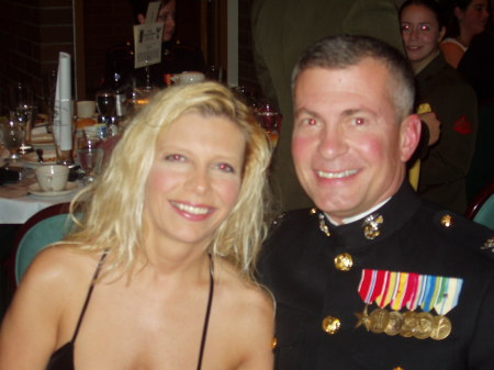 Me and my Marine at the ball 2005