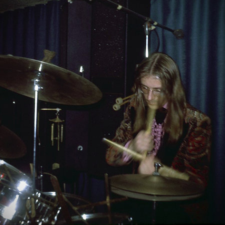 Drumming with Paisley Tux