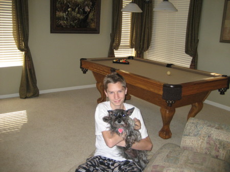 Cody and our dog Daisy