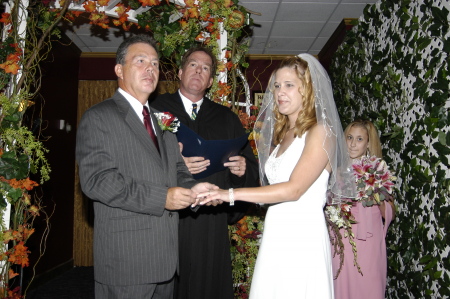 Me & my hubby on our wedding day - October '05