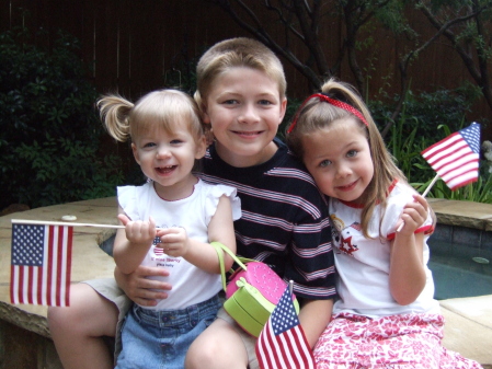 Savannah, Jackson & Avery - July 4th, 2007