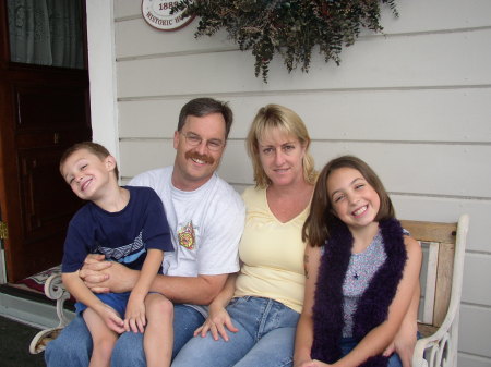 Marya and Brad with Rene's kids Kaitlin and Joshua 2004