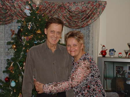 My wife Linda and Me  Christmas 2006